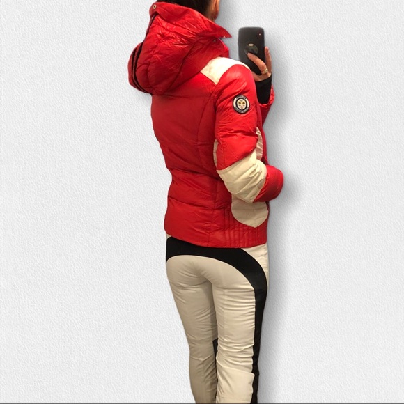 🎁 Rossignol JCC red down ski snowboard jacket S - Picture 5 of 6